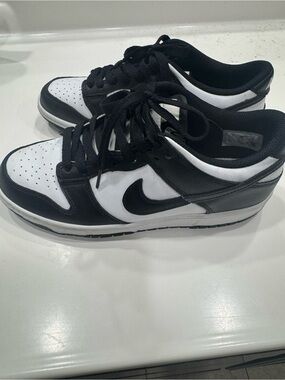 Nike Black and White Low-Top Sneakers